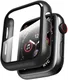 Apple Watch 44MM Hoesje - Hard Plastic Bumper met Tempered Glass - Zwart afbeelding 4