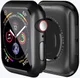Apple Watch 44MM Hoesje - Hard Plastic Bumper met Tempered Glass - Zwart afbeelding 9