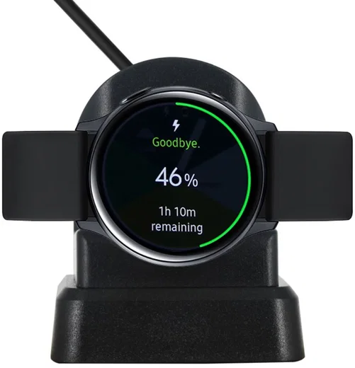 Samsung Galaxy Watch Active 2 Oplader Draadloos Opladen Dock Zwart afbeelding 2