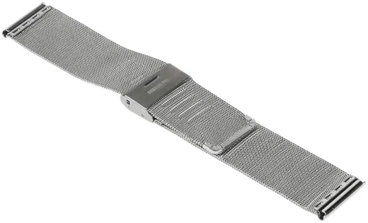 Apple Watch 45MM / 44MM / 42MM Bandje Roestvrij Milanese Staal Zilver afbeelding 6