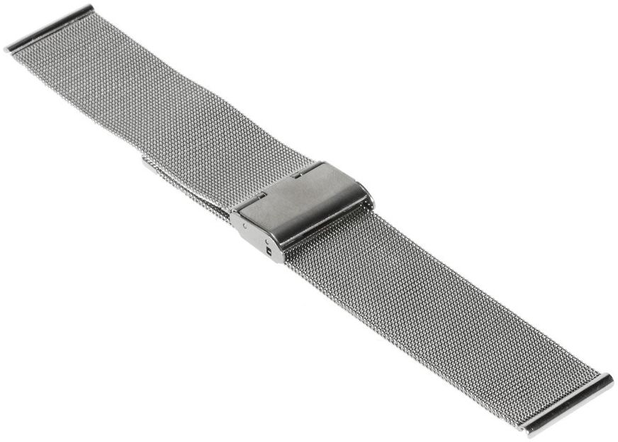 Apple Watch 45MM / 44MM / 42MM Bandje Roestvrij Milanese Staal Zilver afbeelding 5