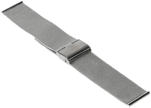 Apple Watch 45MM / 44MM / 42MM Bandje Roestvrij Milanese Staal Zilver afbeelding 5