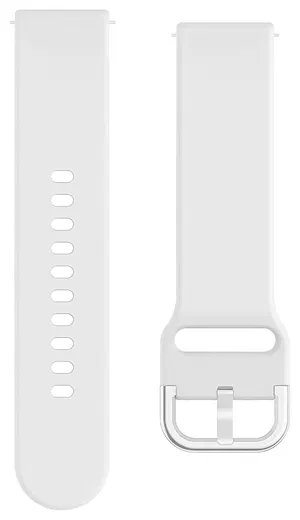 Universeel Smartwatch / Horloge Bandje - Siliconen - 20MM - Wit afbeelding 3