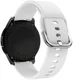 Universeel Smartwatch 22MM Bandje Siliconen met Gespsluiting Wit afbeelding 2