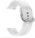 Universeel Smartwatch 22MM Bandje Siliconen met Gespsluiting Wit afbeelding 4