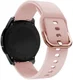 Universeel Smartwatch 22MM Bandje Siliconen met Gespsluiting Roze afbeelding 2