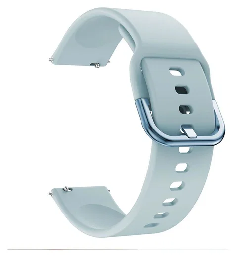 Universeel Smartwatch 22MM Bandje - Siliconen met Gespsluiting - Blauw afbeelding 4