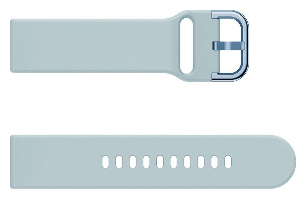 Universeel Smartwatch 22MM Bandje - Siliconen met Gespsluiting - Blauw afbeelding 5
