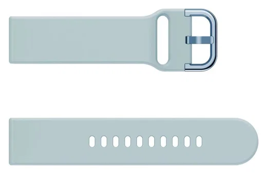 Universeel Smartwatch 22MM Bandje - Siliconen met Gespsluiting - Blauw afbeelding 5