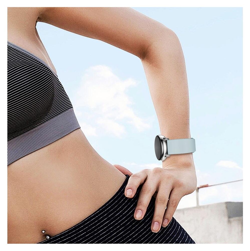 Universeel Smartwatch 22MM Bandje - Siliconen met Gespsluiting - Blauw afbeelding 3
