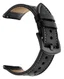 Universeel Smartwatch 22MM Bandje - Echt Leer - met Gesp Sluiting - Zwart afbeelding 5