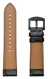 Universeel Smartwatch 22MM Bandje - Echt Leer - met Gesp Sluiting - Zwart afbeelding 8