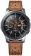Universeel Smartwatch 22MM Bandje - Echt Leer - met Gesp Sluiting - Bruin afbeelding 3