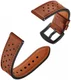 Universeel Smartwatch 20MM Bandje - Echt Leer - Gespsluiting - Bruin afbeelding 6
