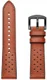 Universeel Smartwatch 20MM Bandje - Echt Leer - Gespsluiting - Bruin afbeelding 8