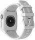 Apple Watch 42MM Hoesje Robuust Full Protect met Siliconen Band Wit afbeelding 2