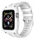 Apple Watch 44MM Hoesje - Robuust - Full Protect met Siliconen Band - Wit afbeelding 1