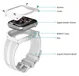 Apple Watch 44MM Hoesje - Robuust - Full Protect met Siliconen Band - Wit afbeelding 3