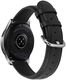 Universeel Smartwatch 20MM Bandje - Echt Leer - met RVS Gespsluiting - Zwart afbeelding 2