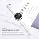 Universeel Smartwatch 20MM Bandje - Echt Leer - met RVS Gespsluiting - Wit afbeelding 5
