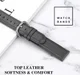 Universeel Smartwatch 20MM Bandje Echt Leer met RVS Gespsluiting Grijs afbeelding 6