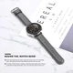 Universeel Smartwatch 20MM Bandje Echt Leer met RVS Gespsluiting Grijs afbeelding 5