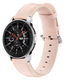 Universeel Smartwatch 20MM Bandje - Echt Leer - met RVS Gespsluiting - Roze