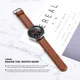 Universeel Smartwatch 20MM Bandje - Echt Leer - met RVS Gespsluiting - Bruin afbeelding 5
