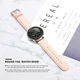 Universeel Smartwatch 22MM Bandje Echt Leer met RVS Gespsluiting Roze afbeelding 5