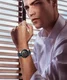 Universeel Smartwatch 22MM Bandje Echt Leer met RVS Gespsluiting Blauw afbeelding 3