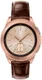 Universeel Smartwatch 20MM Bandje Echt Leer met Krokodil Textuur Bruin afbeelding 2