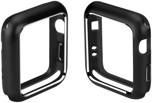 Apple Watch 41MM / 40MM / 38MM Hoesje - Metaal Frame met Magneetsluiting - Zwart afbeelding 5