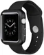 Apple Watch 41MM / 40MM / 38MM Hoesje - Metaal Frame met Magneetsluiting - Zwart afbeelding 1