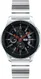 Universeel Smartwatch 22MM Bandje - Luxe Schakels - Roestvrij Staal - Zilver afbeelding 2