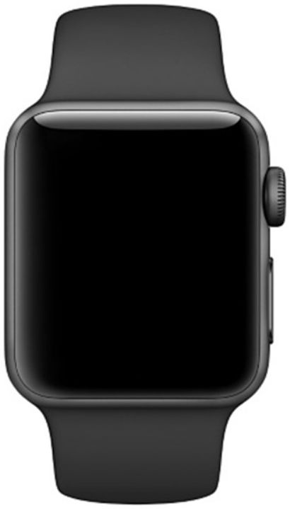 Apple Watch 1-9/SE/Ultra 49/45/44/42MM Bandje Drukknoop Zwart afbeelding 2