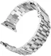 Apple Watch Bandje - 1-10/SE - 42/41/40/38MM - Schakels - Staal RVS - Zilver afbeelding 3