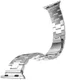 Apple Watch Bandje - 1-10/SE - 42/41/40/38MM - Schakels - Staal RVS - Zilver afbeelding 4