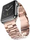Apple Watch Bandje - 1-10/SE - 42/41/40/38MM - Schakels - Staal RVS - Roze afbeelding 9