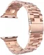 Apple Watch Bandje - 1-10/SE - 42/41/40/38MM - Schakels - Staal RVS - Roze afbeelding 10