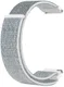 Universeel Smartwatch 22MM Bandje Nylon met Klittenband Grijs/Wit afbeelding 4