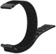 Universeel Smartwatch 20MM Bandje Nylon met Klittenband Zwart afbeelding 3