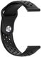 Universeel Smartwatch 20MM Bandje - van Siliconen met Ventilatiegaten - Zwart afbeelding 3