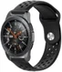 Universeel Smartwatch 22MM Bandje - Siliconen - met Ventilatiegaten - Zwart afbeelding 1