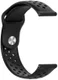 Universeel Smartwatch 22MM Bandje - Siliconen - met Ventilatiegaten - Zwart afbeelding 3
