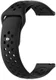 Universeel Smartwatch 22MM Bandje - Siliconen - met Ventilatiegaten - Zwart afbeelding 2