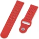 Universeel Smartwatch 22MM Bandje Siliconen met Ventilatiegaten Rood afbeelding 4