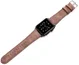 Apple Watch 45MM / 44MM / 42MM Bandje Echt Leer Gespsluiting Bruin afbeelding 5