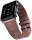 Apple Watch 45MM / 44MM / 42MM Bandje Echt Leer Gespsluiting Bruin afbeelding 1