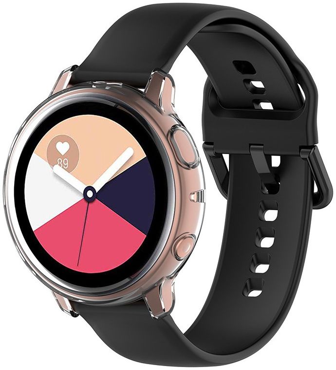Samsung Galaxy Watch Active 2 40MM Hoesje - Flexibel TPU Bumper - Clear afbeelding 2