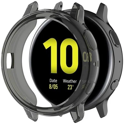 Samsung Galaxy Watch Active 2 44MM Hoesje - Flexibel TPU Bumper - Grijs afbeelding 1
